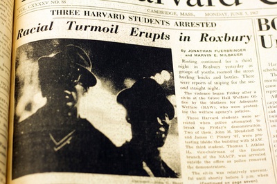 Cover image for Racial Turmoil Erupts in Roxbury