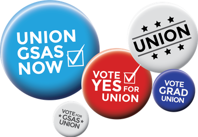 Cover image for GSAS Union Buttons
