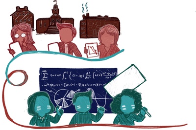 Cover image for faculty vs admin illustration