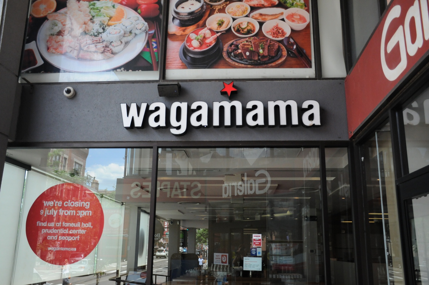 Wagamama, a Britain-based Japanese noodle chain, shut down its Harvard Square location earlier this month.