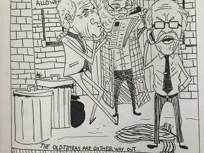 Cover image for Harvard on a Friday Night Cartoon