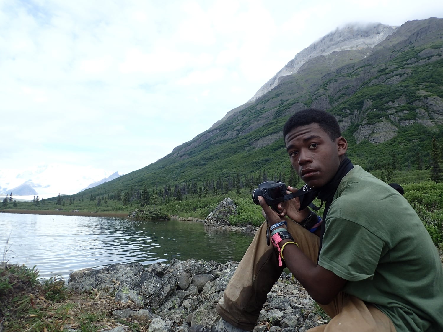 Quenton Bowman, 16-year-old student from Wilmington, in Alaska.