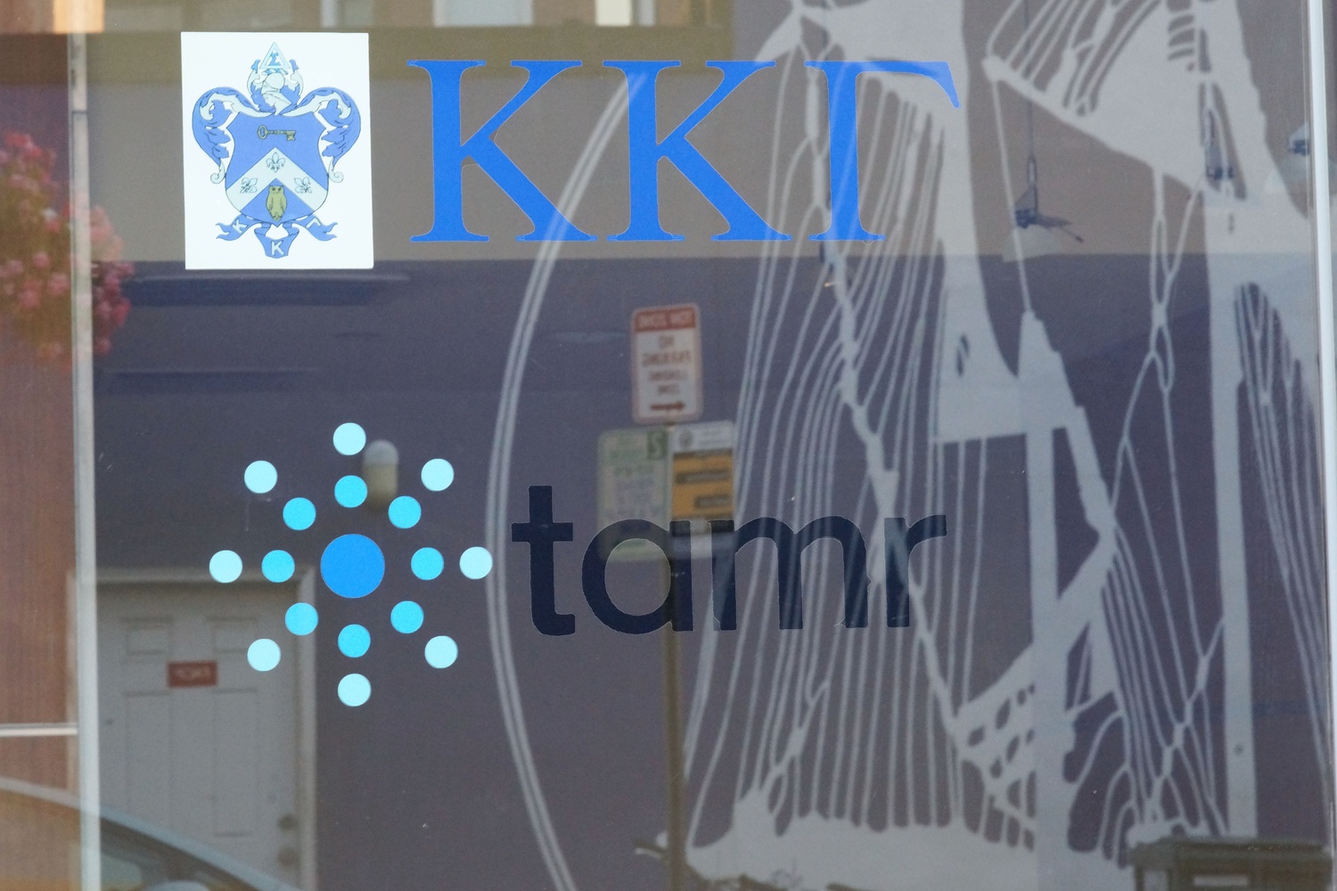 The Kappa Kappa Gamma club house sits on Church Street in Harvard Square. 