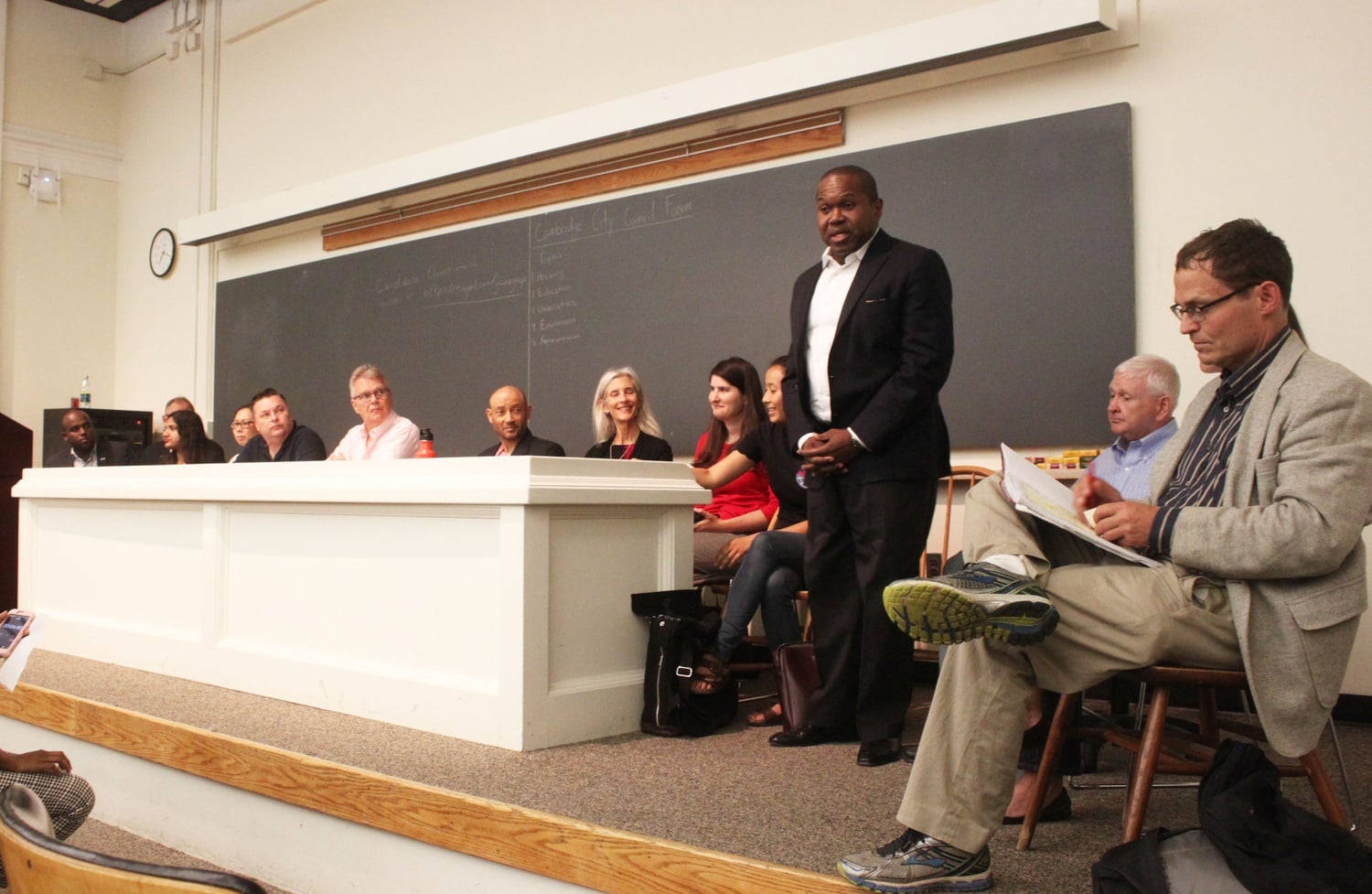 The Cambridge City Council at a meeting in September.