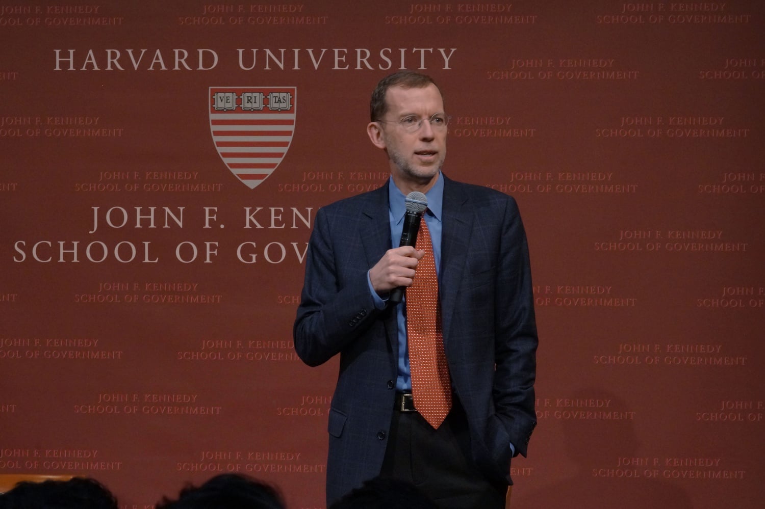 Douglas W. Elmendorf, Dean of the Harvard Kennedy School, speaks at a 2017 event.