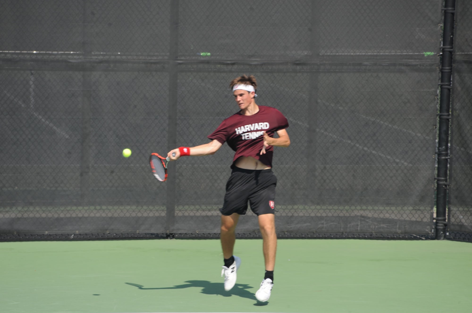 Harvard seen in action during its annual Chowderfest. The Crimson hosted teams from around the Northeast for its season opener. 