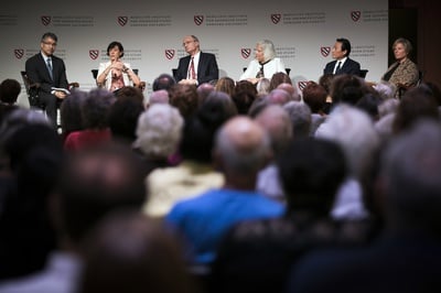 Cover image for Local museum directors in conversation at Radcliffe on Sept. 25.