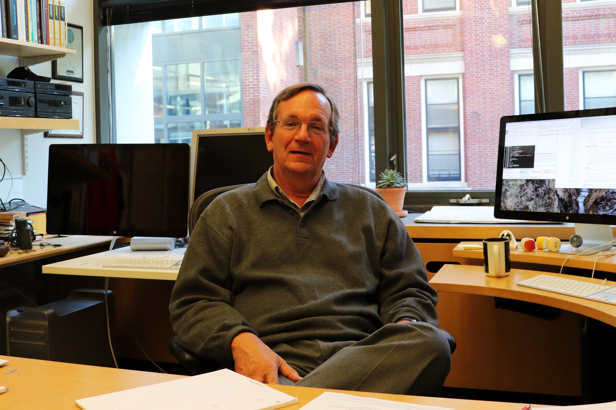 Computer science professor James “Jim” H. Waldo teaches the popular course, Computer Science 105: Privacy and Technology.