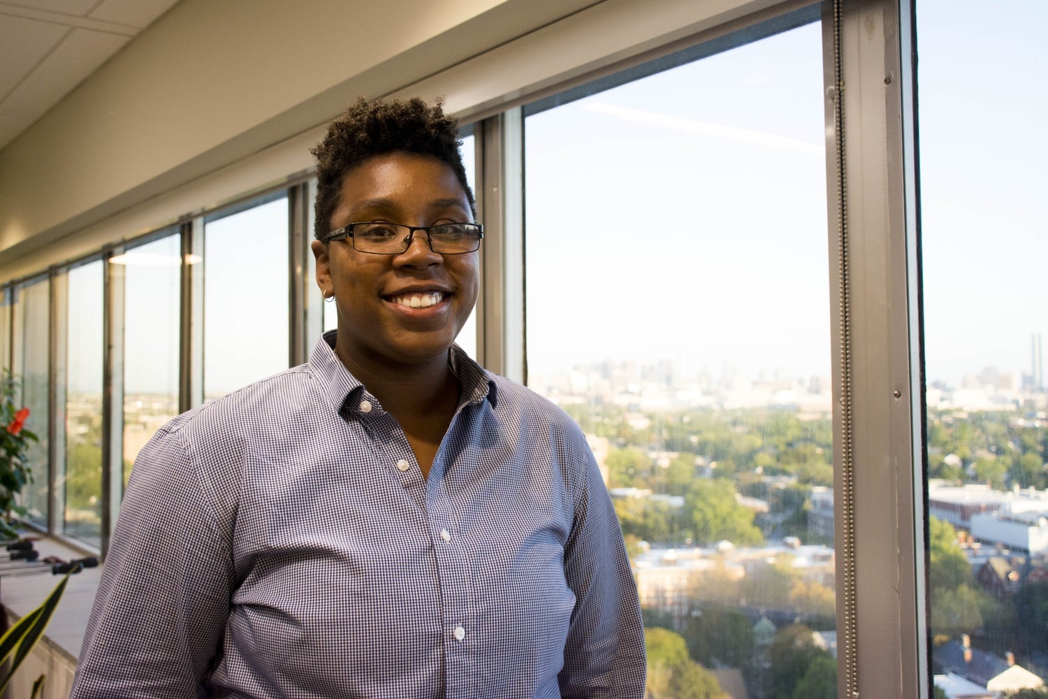 Sa-Kiera Hudson, the Freshman Dean's Office First-Generation and Low-Income Student Advocate. 