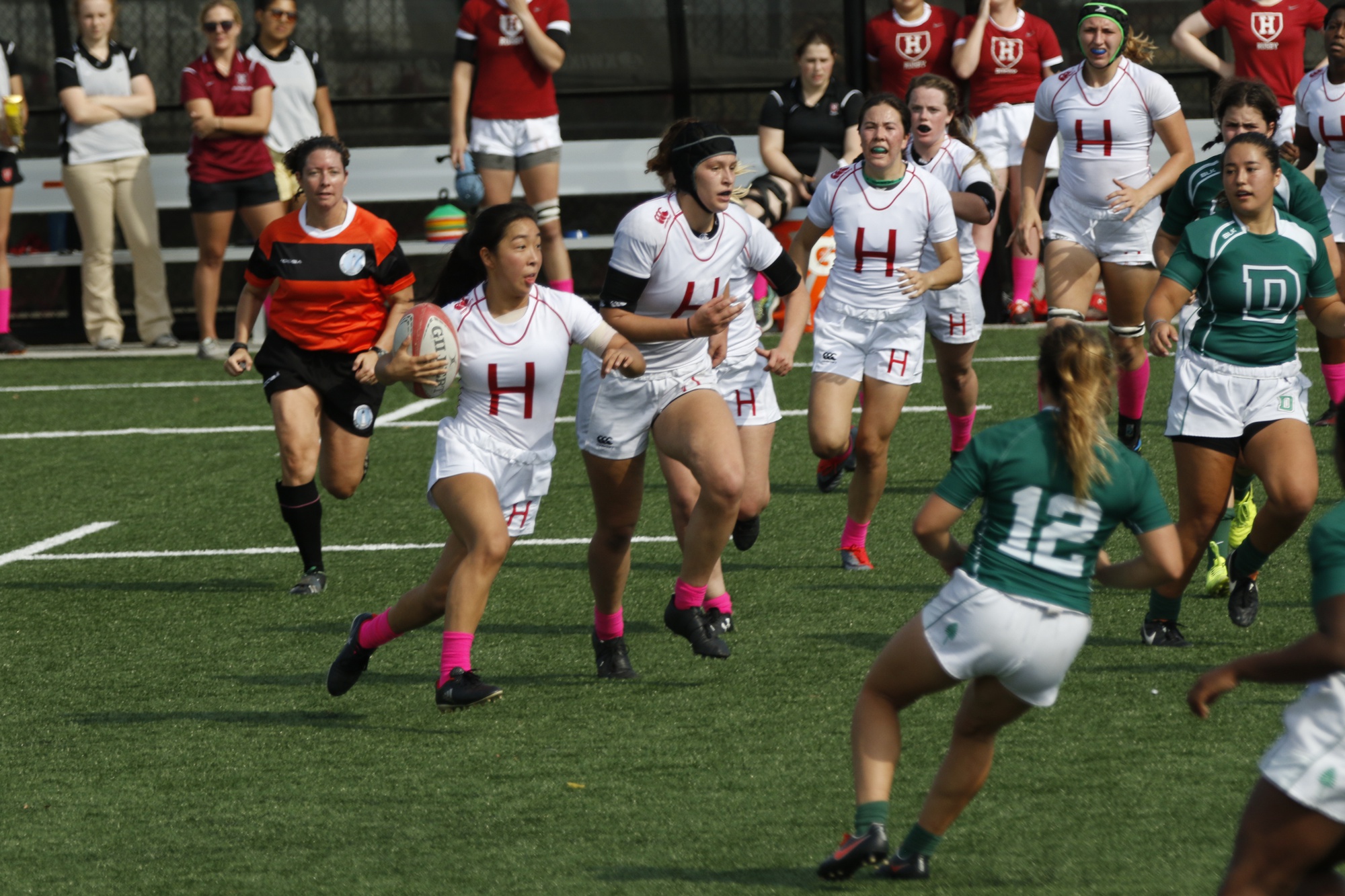Harvard mounts an offensive attack against Dartmouth on Saturday in an attempt to respond to points the Big Green had made.