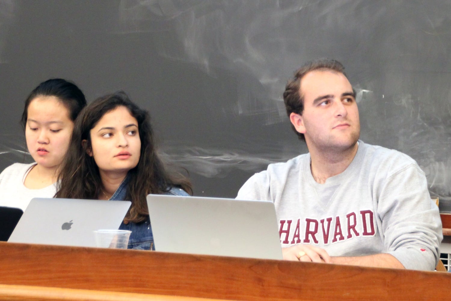 UC President Yasmin Z. Sachee '18 and UC Vice President Cameron K. Khansarinia '18 .