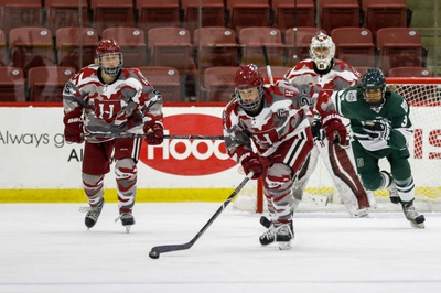 Cover image for Women's Ice Hockey Downs Dartmouth in Season Opener