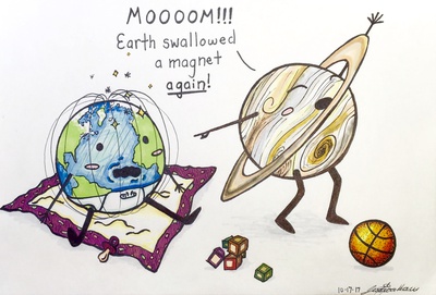 Cover image for Solar Family: Magnetic Mishap