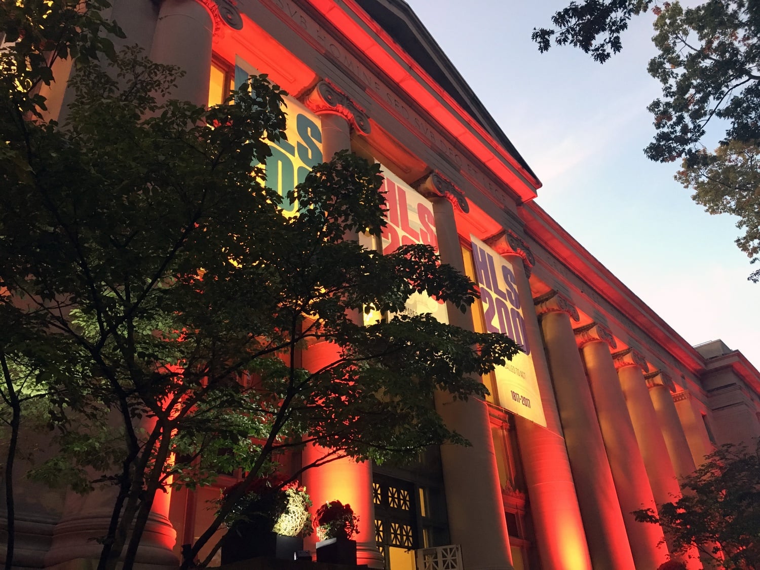 Langdell Hall houses the library of Harvard Law School.