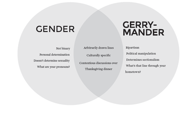 Cover image for Venn Diagram: Gender vs. Gerrymander
