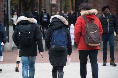 Cover image for Students Bundle Up for Cold Weather as Temperatures Drop