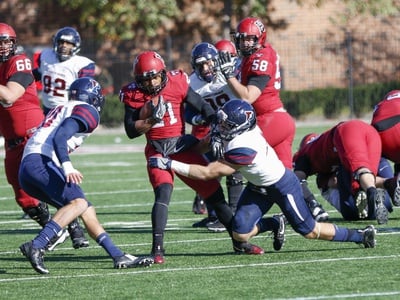 Cover image for Penn Rushers, Turnovers Send Football to 23-6 Loss