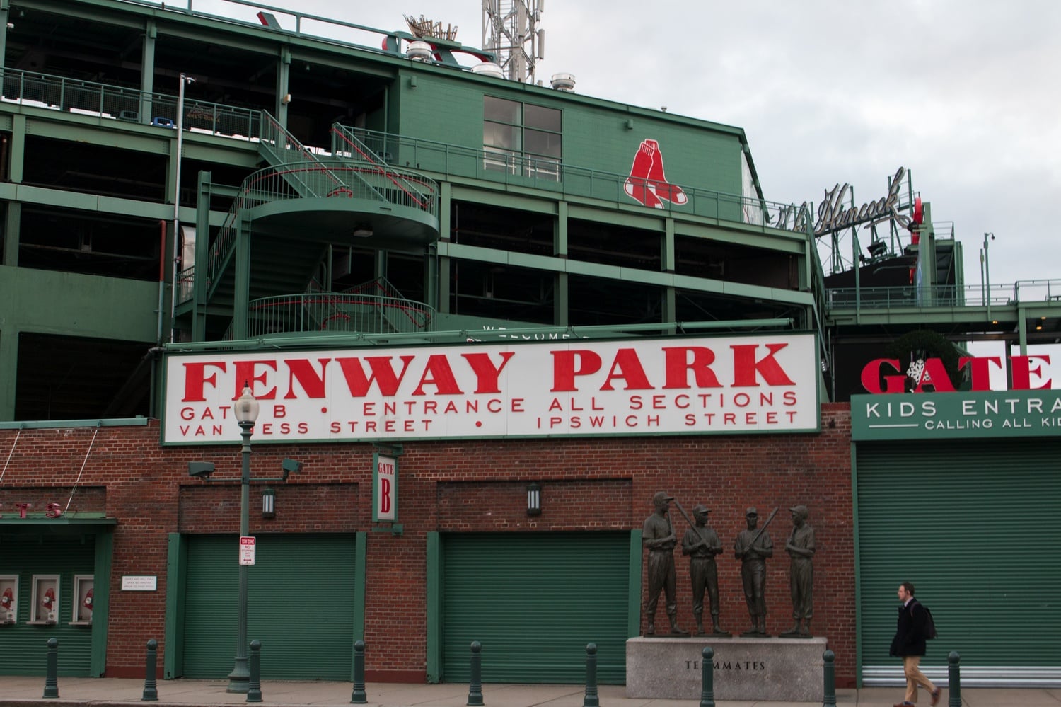 Fenway Park in Boston.