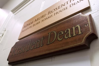 Cover image for Citing Student Confusion, College Changes Resident Dean Title 
