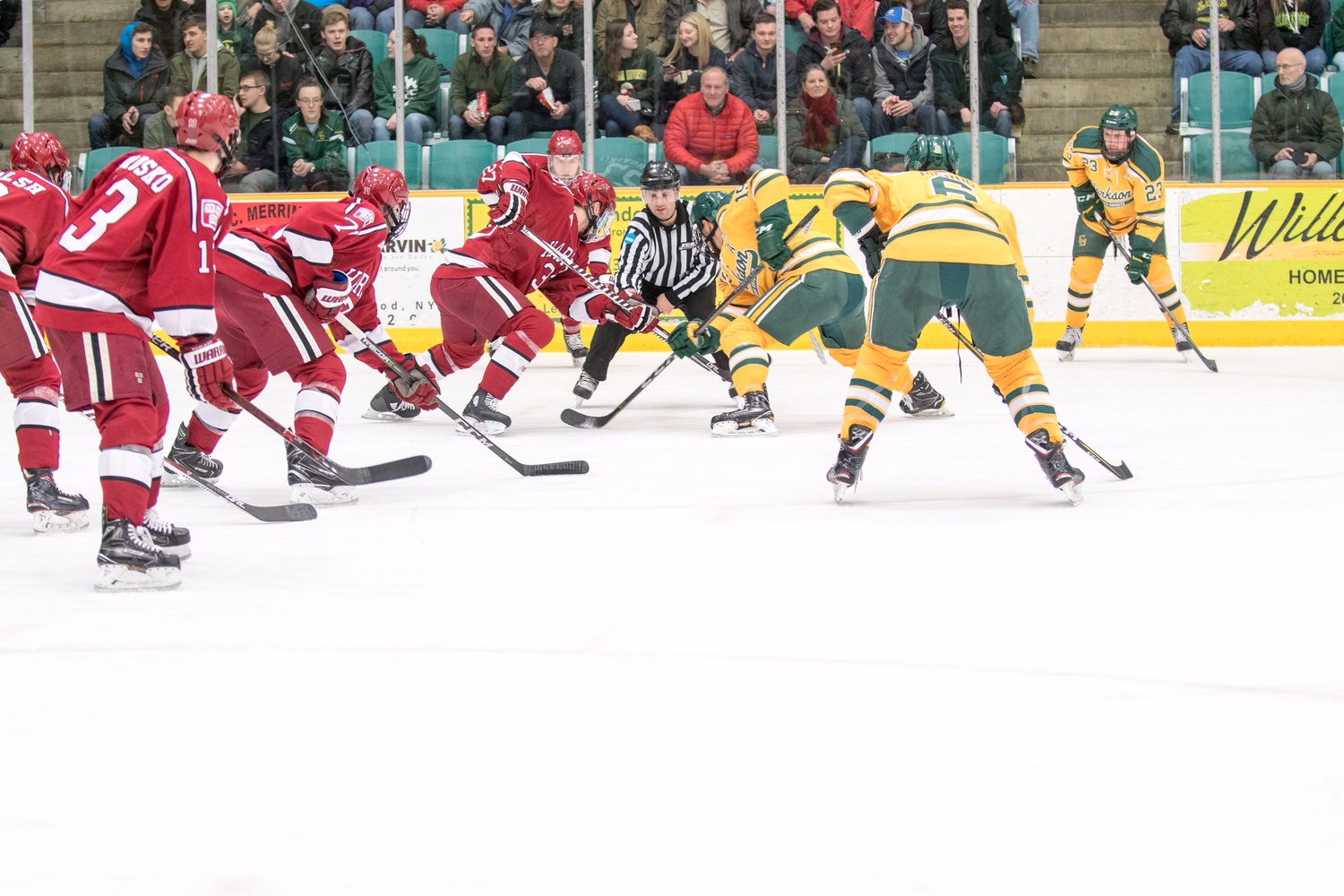 Friday night's clash between Harvard and Clarkson featured 3 lead changes, five ties, and 12 goals. After all that, however, the teams left the ice deadlocked at six goals apiece.