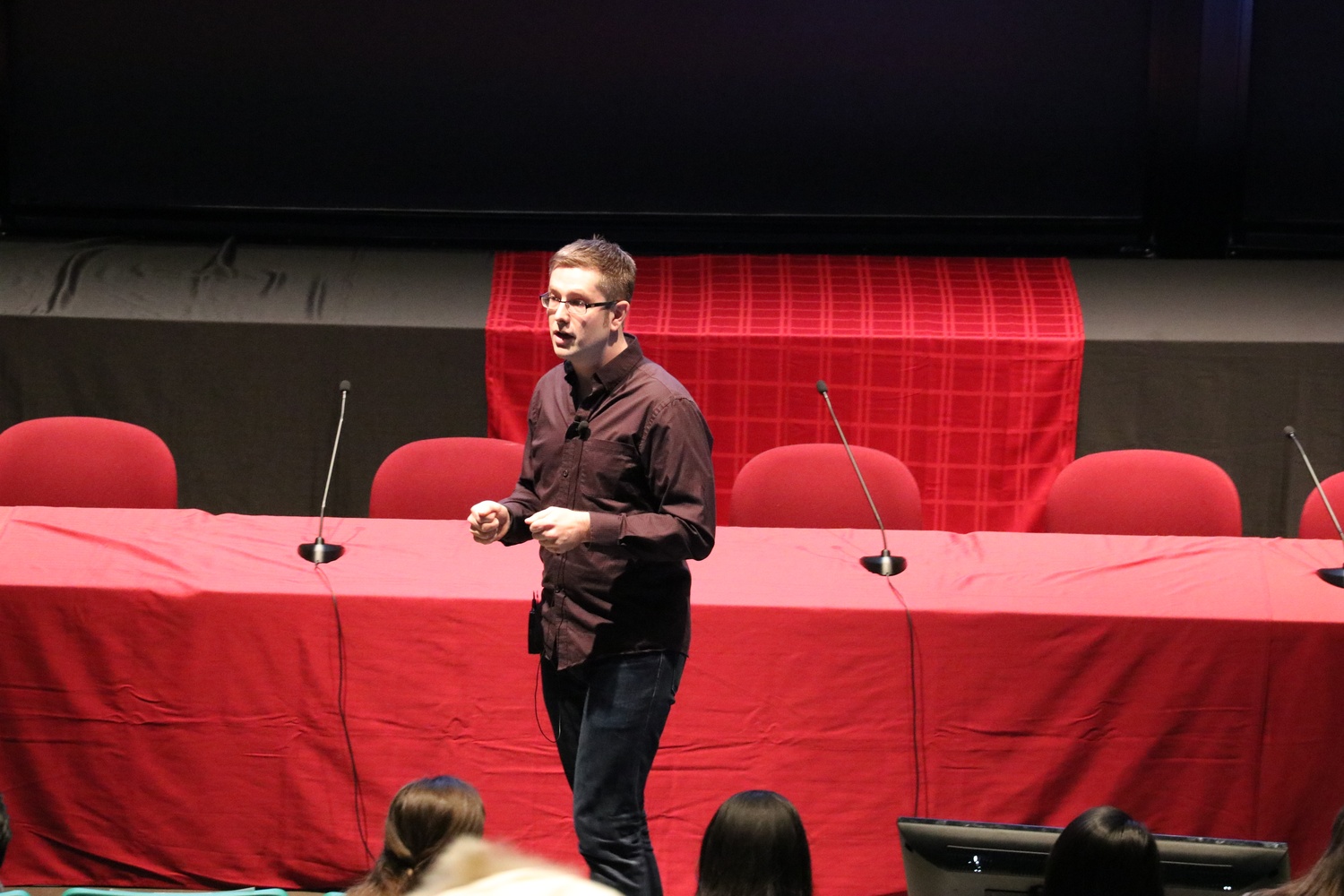 Richard S. Kelley '10 speaks about his experiences working as a Senior Associate at the DC Affordable Law Firm during the 2018 Public Interested Conference on Saturday.