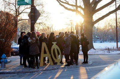 Cover image for Exempt from Harvard’s Sanctions, Four Former Sororities Hold Joint Recruitment