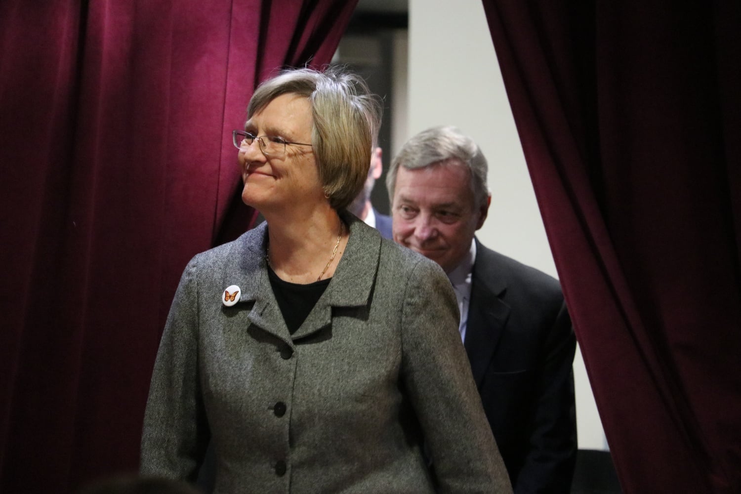 Former University President Drew G. Faust, pictured her in Feb. 2018, will likely see significant financial perks in her new job.