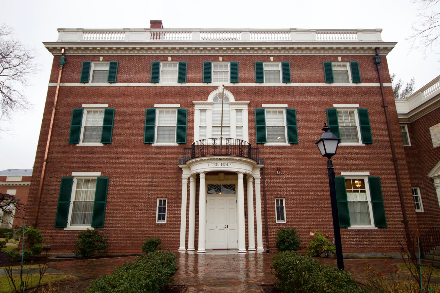 The presidential search committee often met behind closed doors in Loeb House, pictured here.