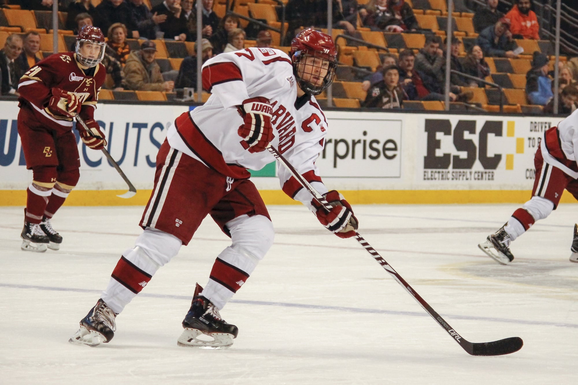 Tri-captain Eddie Ellis, who assisted on rookie Jack Donato's goal midway through the third period, was among the team's senior leaders who identified a Beanpot title defense as a season goal. Sadly for him, it wasn't in the cards this year.
