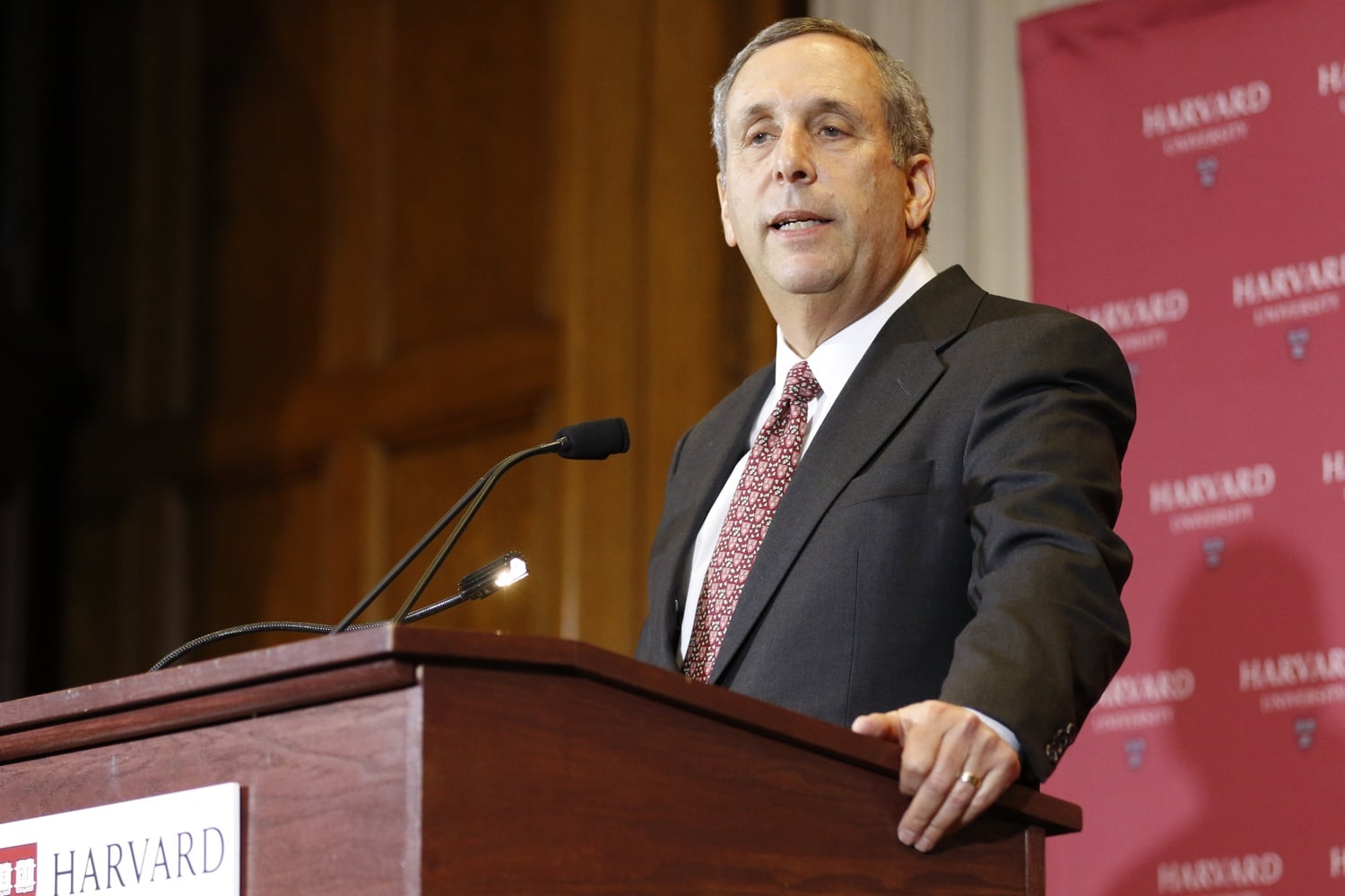 Lawrence S. Bacow was announced Harvard's 29th president in February. 