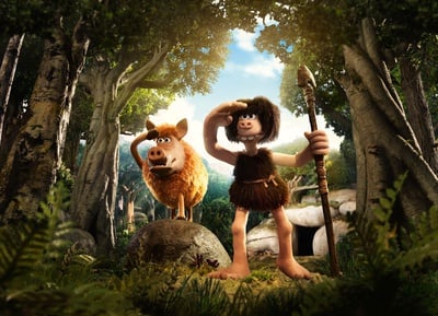 Cover image for “Early Man” Bumbling yet Charming
