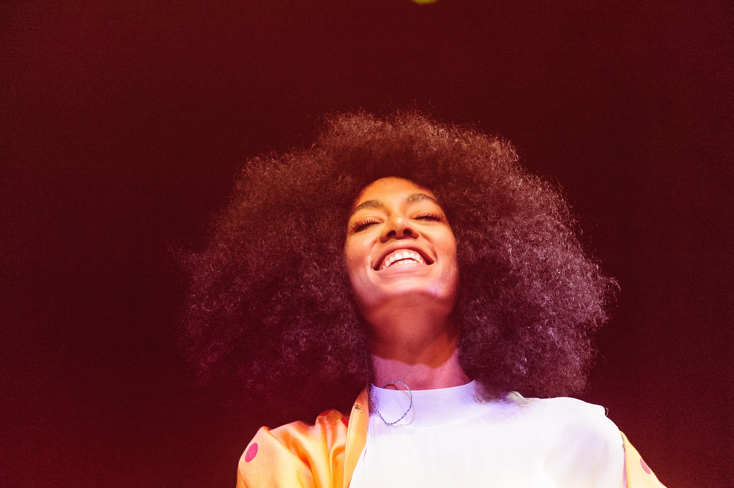 Solange Knowles performs at Coachella in 2014.