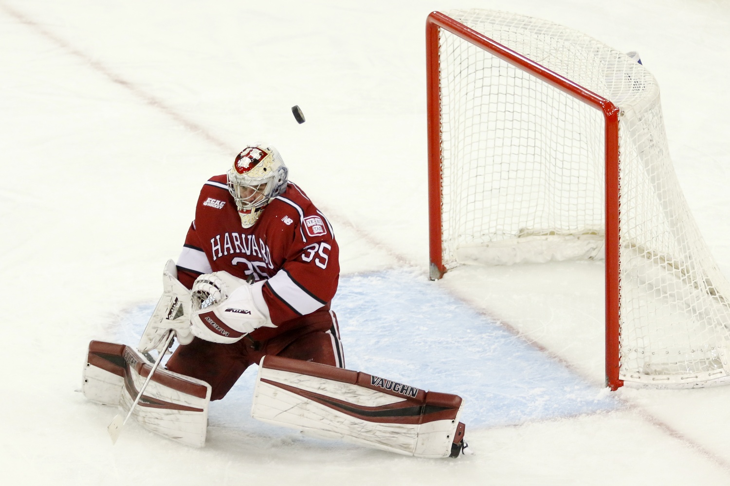 Junior goaltender Michael Lackey recorded his first career shutout, turning away 16 shots from the St. Lawrence Saints.