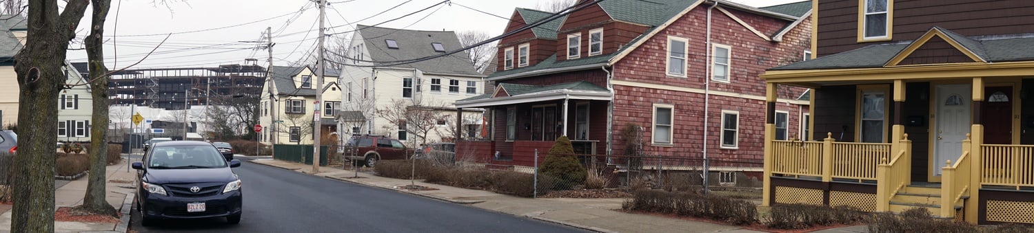 Loud clanging from construction on SEAS's new Enterprise Research Campus disrupts the quiet of residential Windom Street.