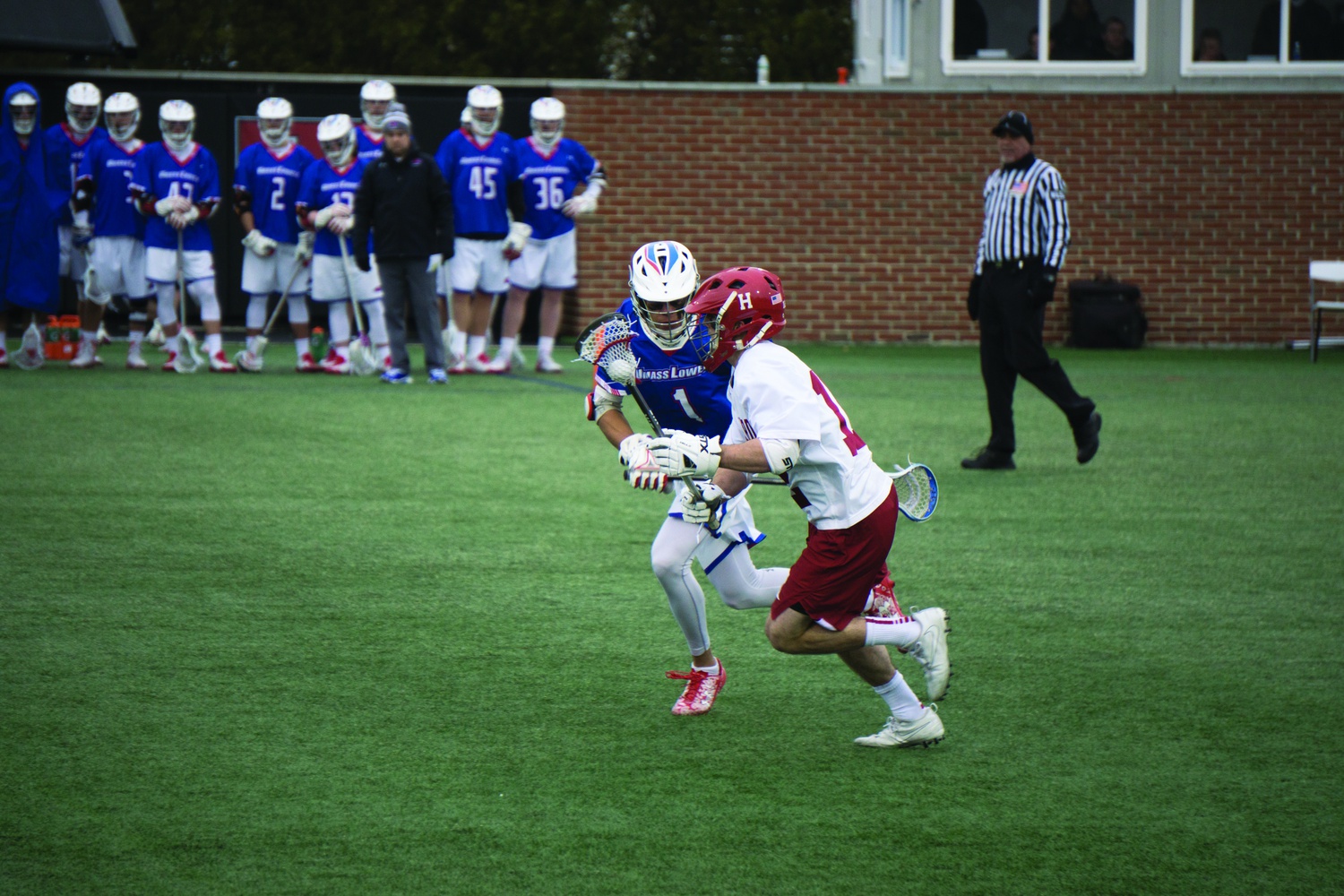 Harvard men's lacrosse beat UMass Lowell in its season opener, 10-9.