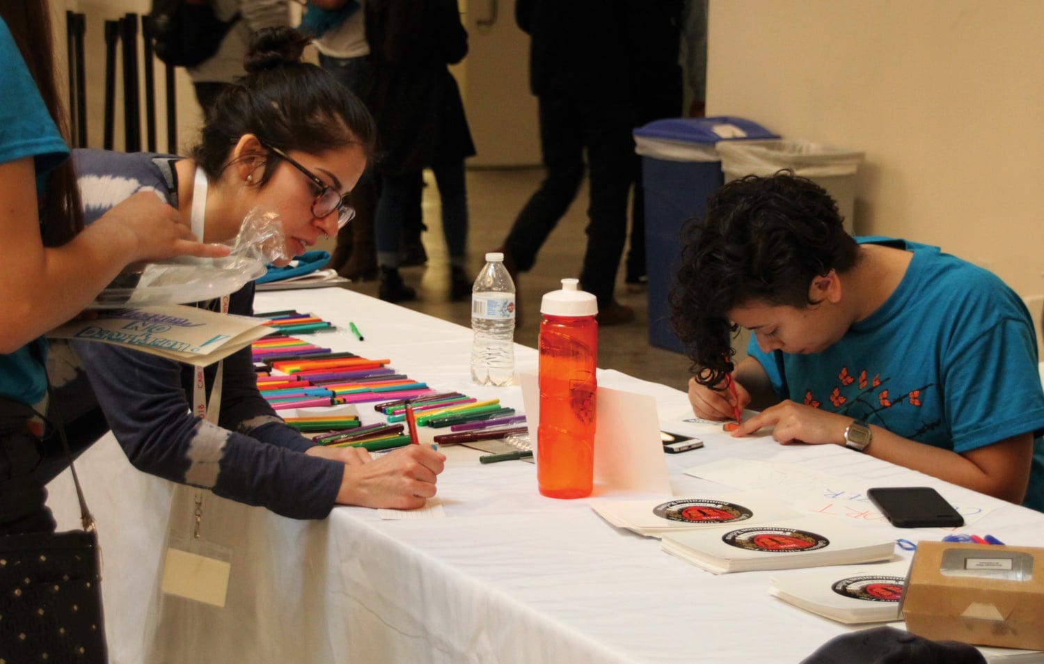 Harvard's Act on a Dream hosts the Collegiate Alliance for Immigration Reform (CAIR) in Northwest Bio Labs this weekend. The conference featured a variety of events including artistic expression led by Karla C. Mendoza '18.