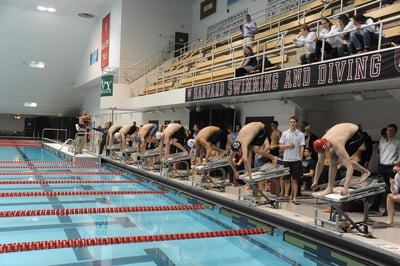 Cover image for Men's Swimming and Diving Runs Away With Ivy Crown