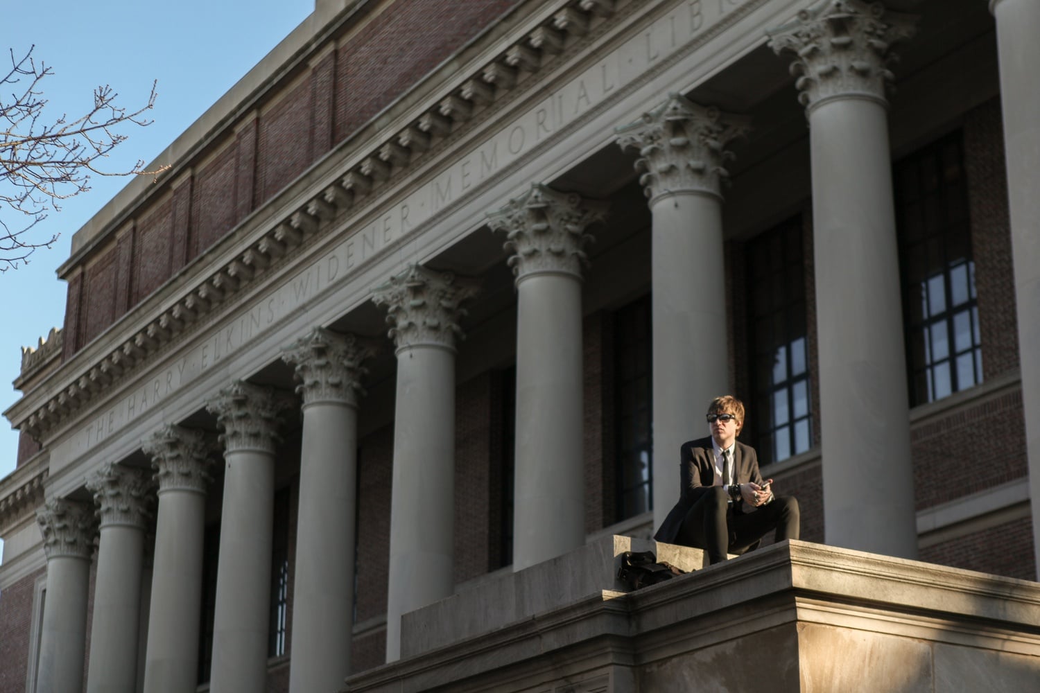 Harry Elkins Widener Memorial Library.