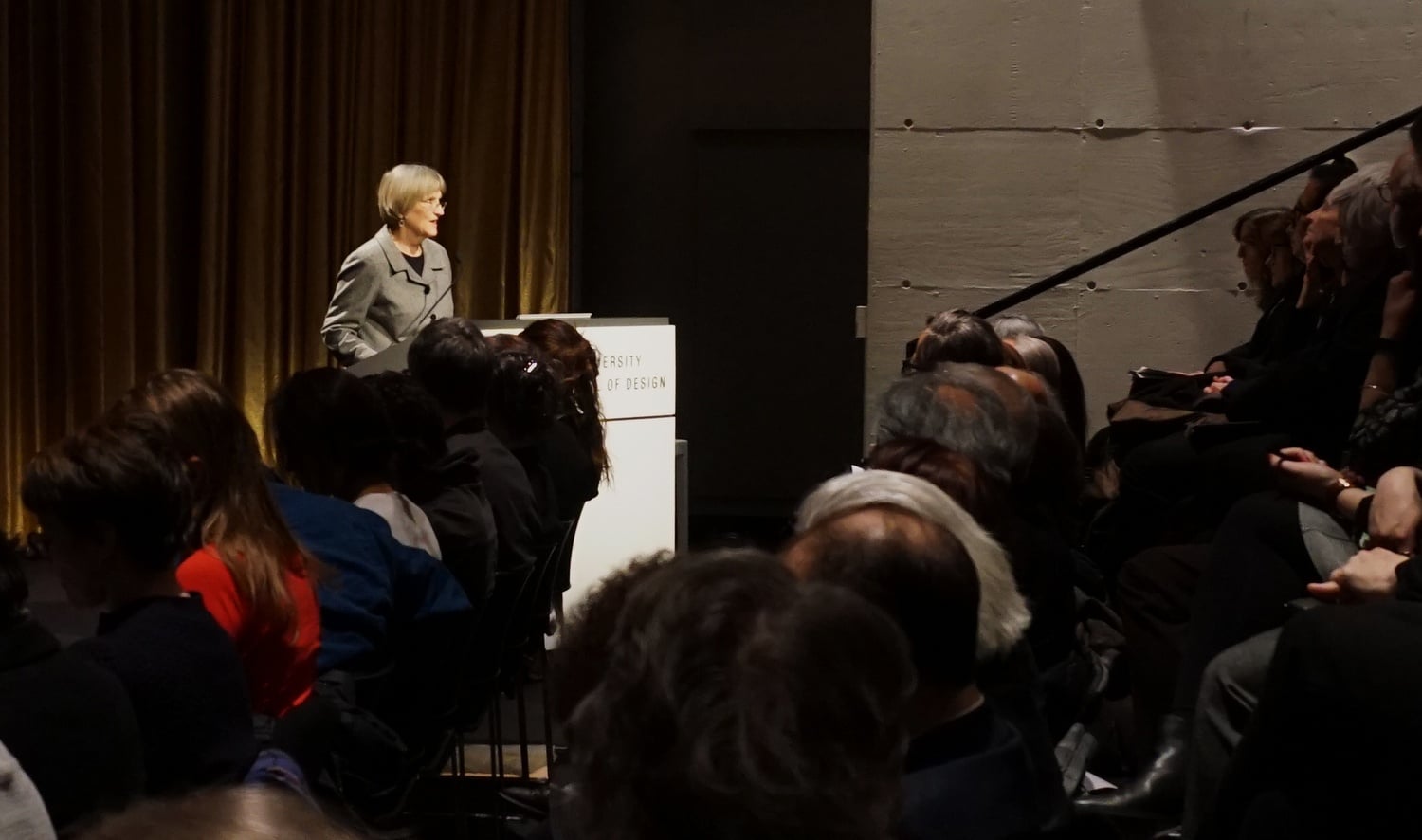 University President Drew G. Faust, who created the Harvard University Committee on the Arts, opened with a speech on the importance of monuments.