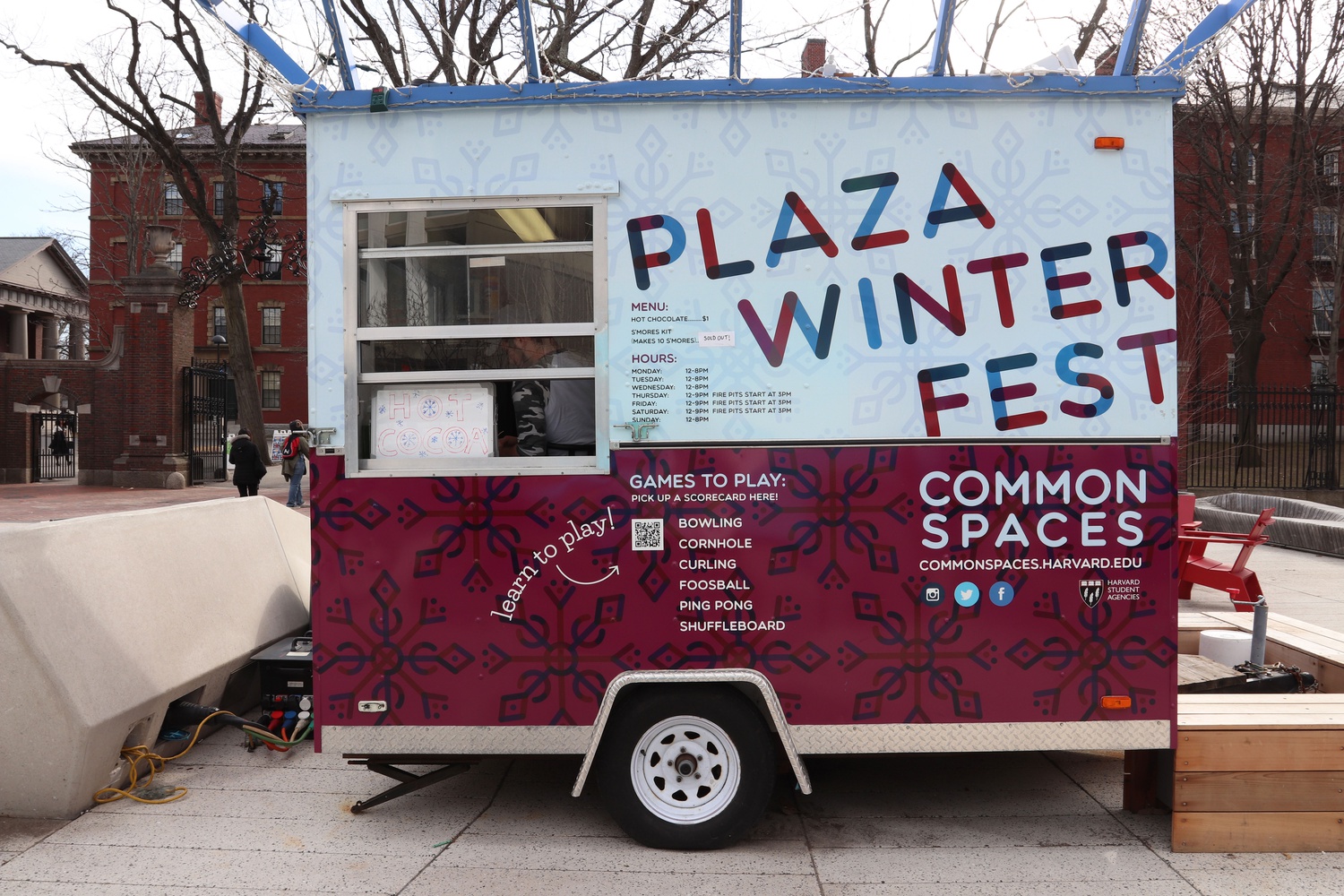 The Plaza Winterfest in front of the Science Center will stay open only until Mar. 9.
