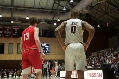 Cover image for Notebook: Long Ball, Lewis Push Harvard Past Cornell