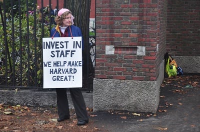 Cover image for Clerical Union Votes to Ratify Contract With Harvard, Ushering In Raises, Protections for Temps