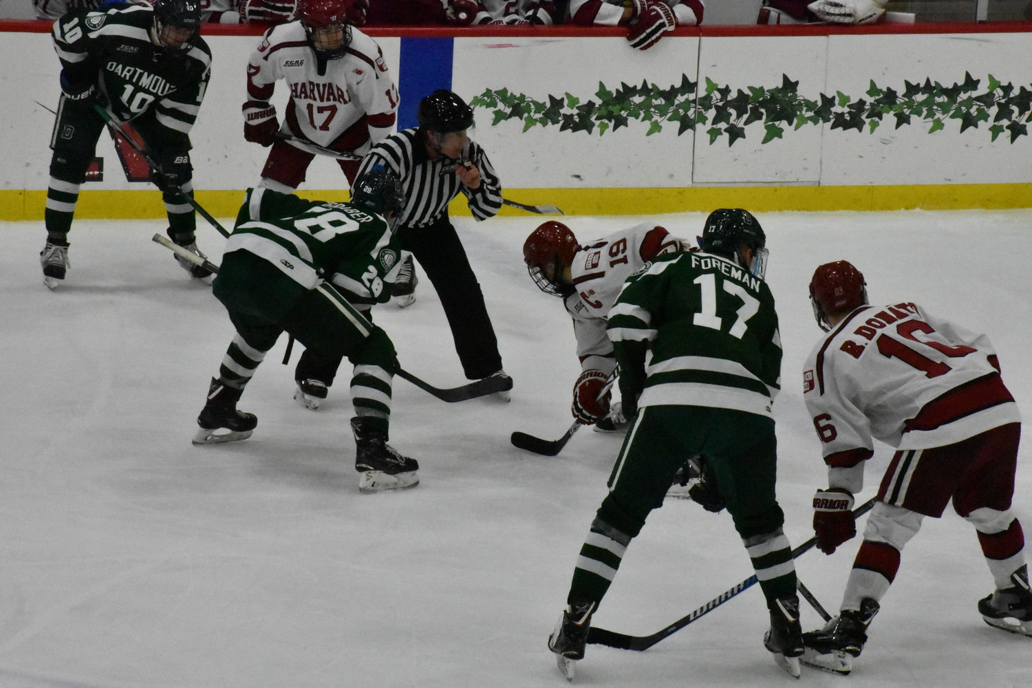 The playoffs are a different beast, as Harvard's season sweep of Dartmouth didn't stop the Big Green from taking a 1-0 lead in the best-of-three series.