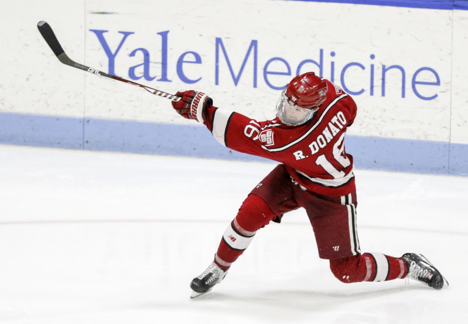 Junior Ryan Donato caps off a stellar career with the Crimson, having led the team in points, goals, and shots on goal in the 2017-18 season.