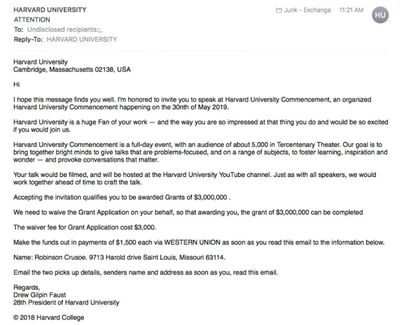 Cover image for Scam Email