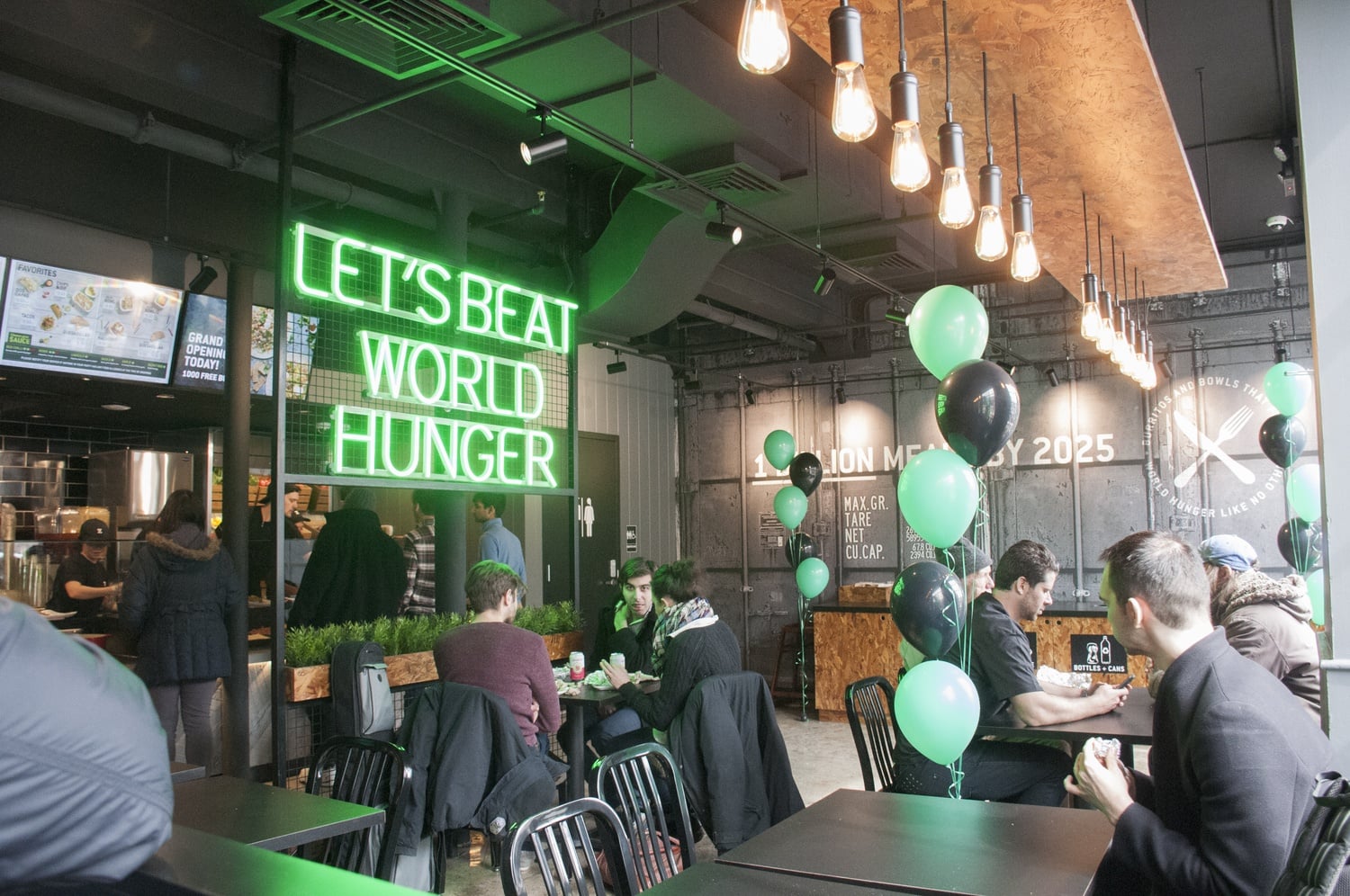 With balloons and fanfare, Zambrero opens on Mt. Auburn St. 