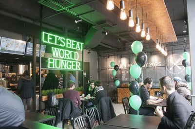 Cover image for Students Munch on Free Burritos on Zambrero Opening Day