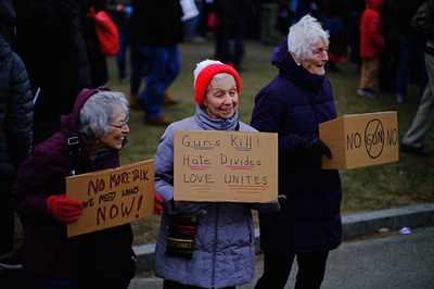 Cover image for Harvard Students Join 'March for Our Lives' Protest in Boston
