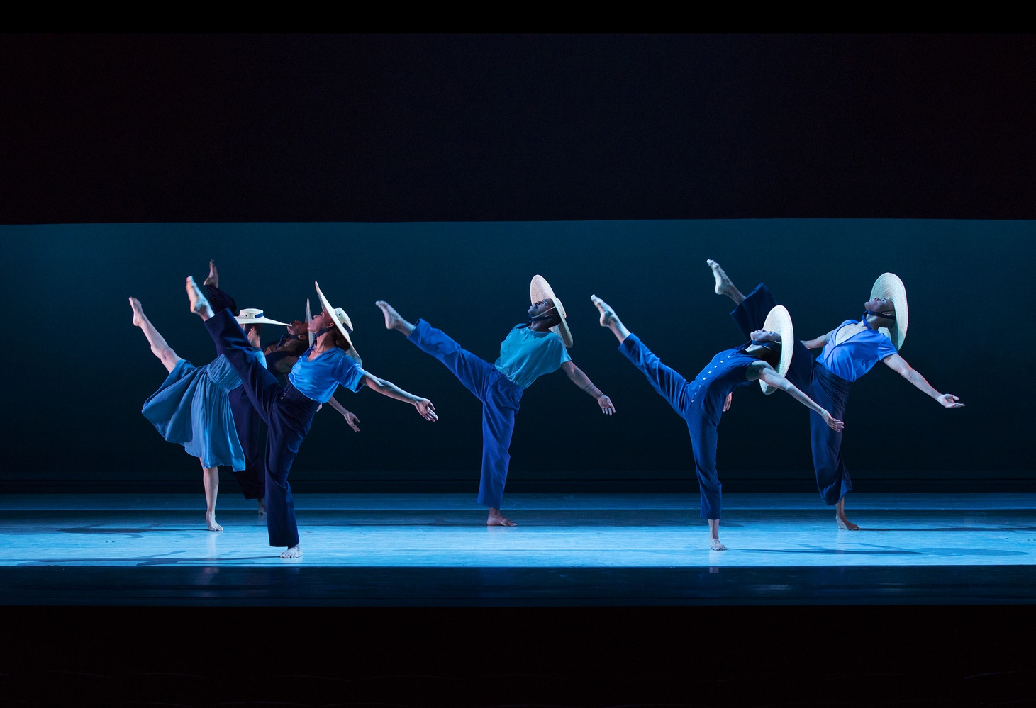 Alvin Ailey American Dance Theater in Jamar Roberts' "Members Don't Get Weary"