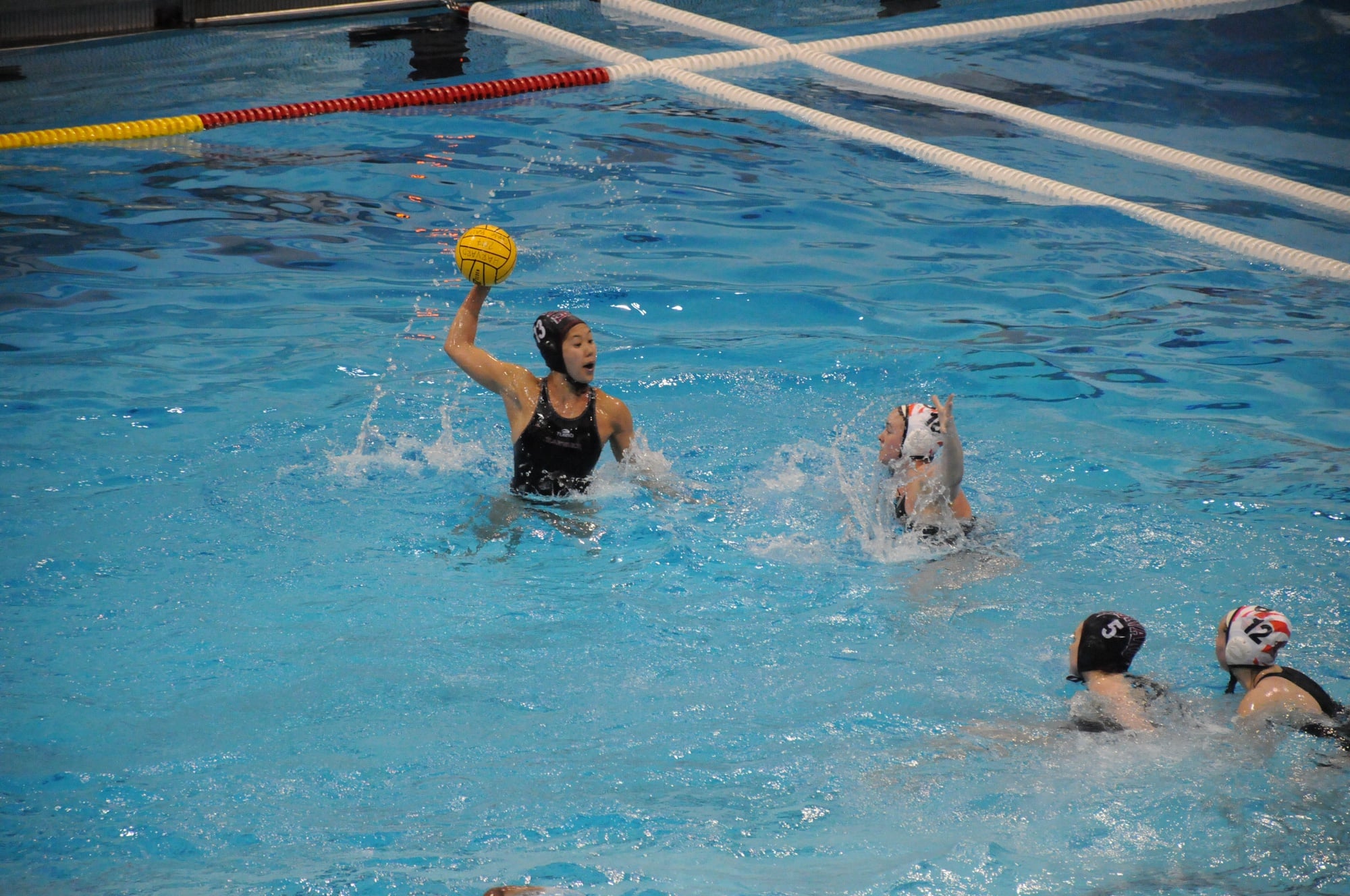 On the first day of competition, junior attacker Kristen Hong registered 10 points, with three assists and seven goals for the squad.